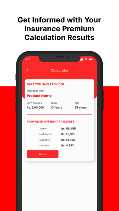 Ime Life Insurance Screenshot