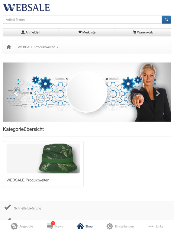 Screenshot #4 pour WEBSALE WorkSpace