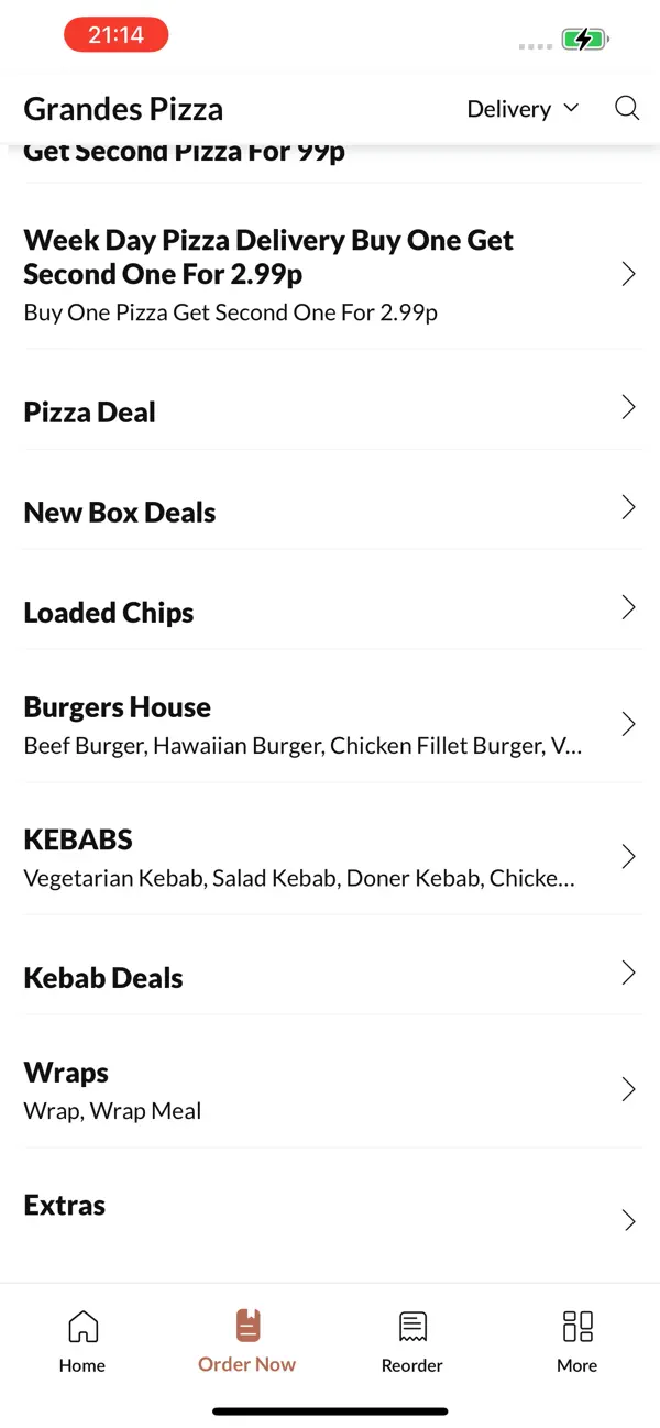 Screenshot #3 pour Grandes Pizza Ammanford