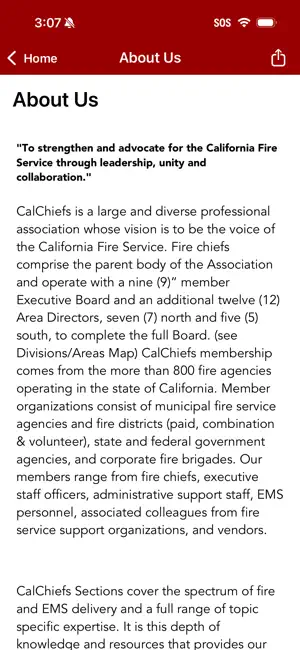 CalChiefs screenshot 2