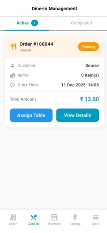 Hover Feast Restaurant Partner Screenshot 4 of 4
