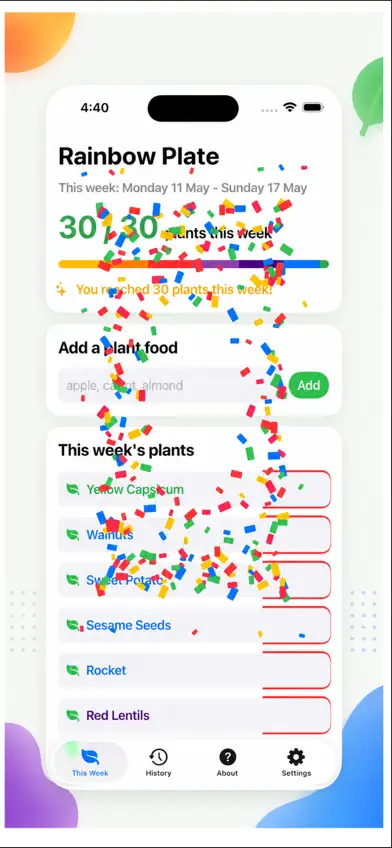 Rainbow Plate screenshot 4