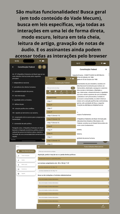 Vade Mecum Pro Direito Brasil Screenshot