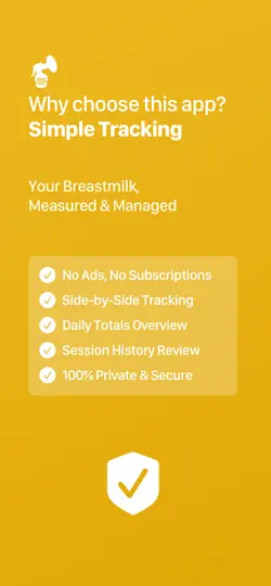 Captura de pantalla de Pumping Tracker: Milk Log en iPhone 5