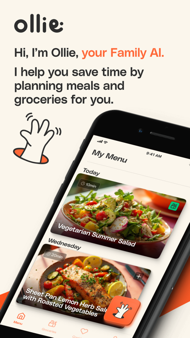 Ollie: Family AI for Meals Screenshot