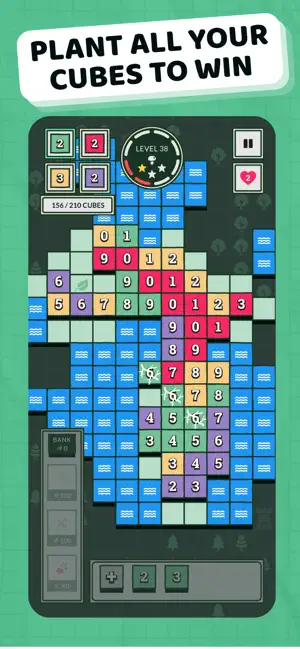 CubeRoots Ivy: Strategy Puzzle screenshot 1