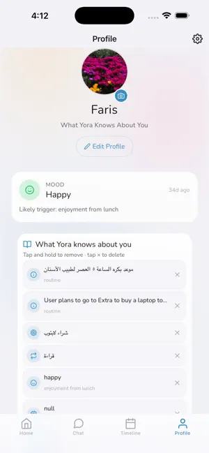 Yora: Smart Life Assistant screenshot 4