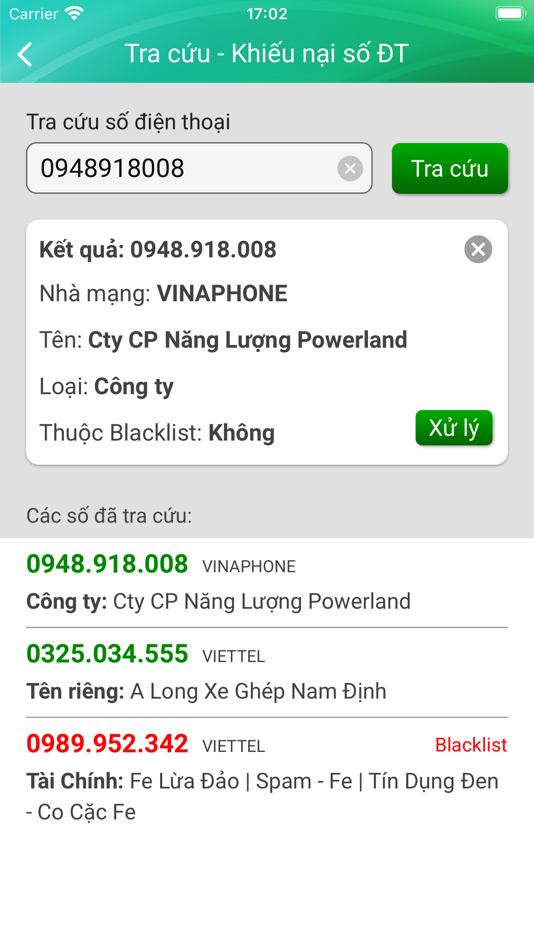 #5. Số Lạ (iOS) 由: Tuan Anh Vu