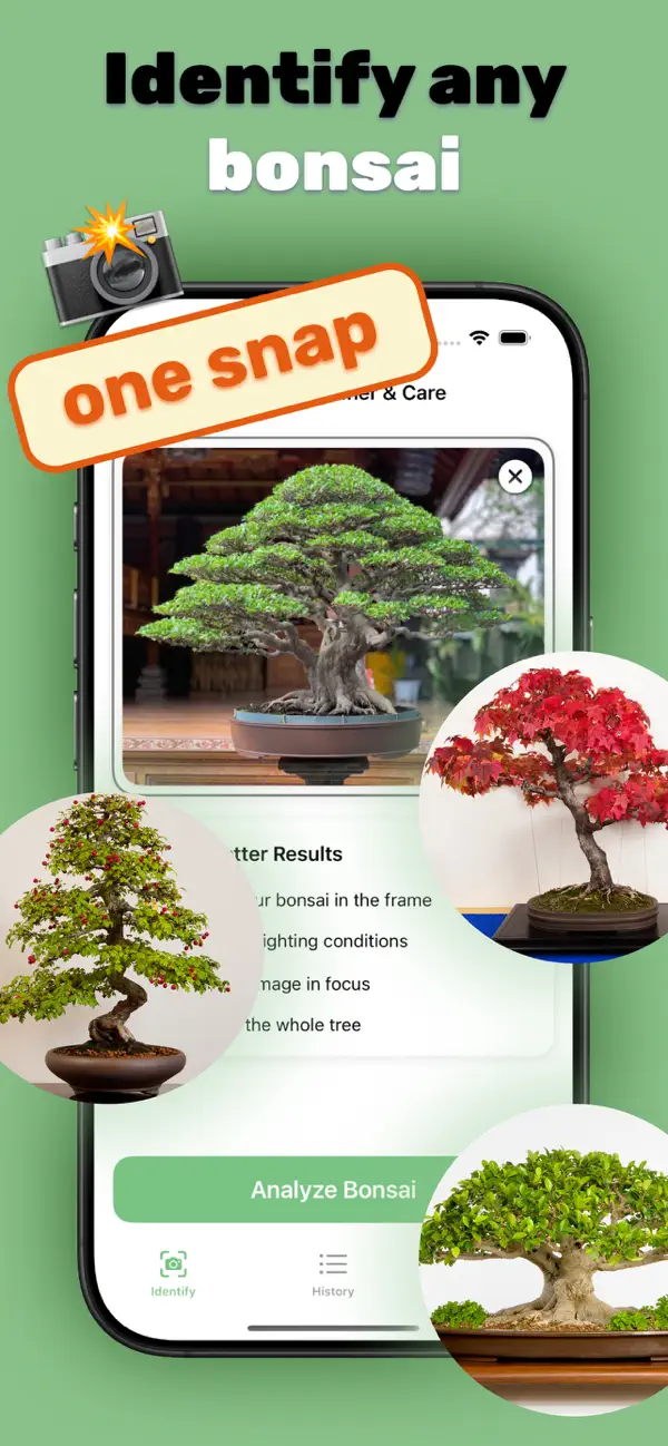 Screenshot #1 pour BonsAI Identifier: Tree Care