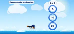 Flying Penguin: Quick Math screenshot 1