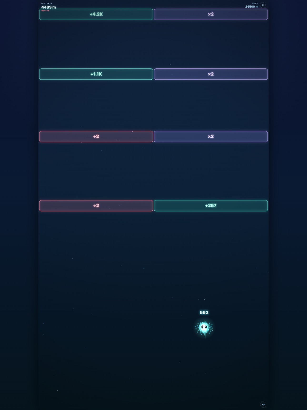 Screenshot 9 of Lumen Drift: Swarm vs Void