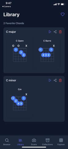 Chord Library: Guitar Voicings screenshot