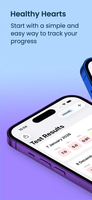 Cholesterol Heart Tracker screenshot 1