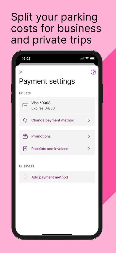 EasyPark - Parking made easy - Cost Splitting Feature