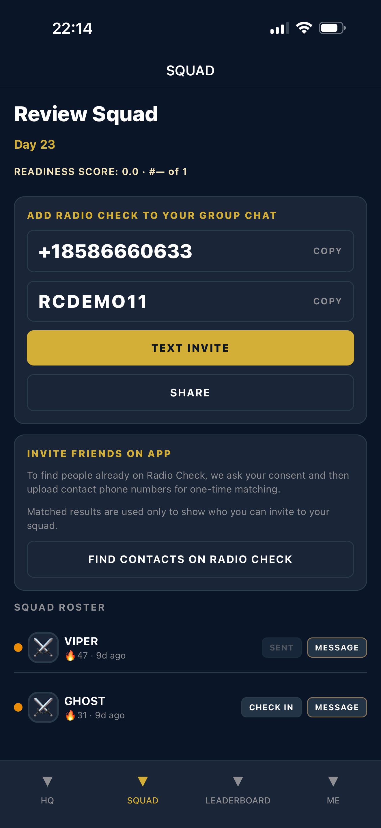 The Radio Check