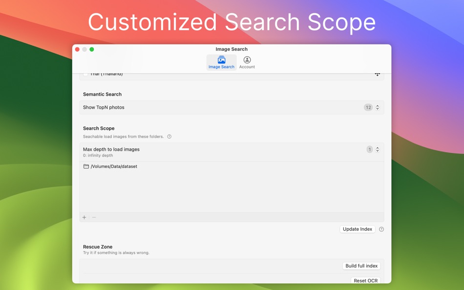 #5. Searchable: AI Image Search (macOS) 由: Hangzhou Duoziwei Technology Co.,Ltd