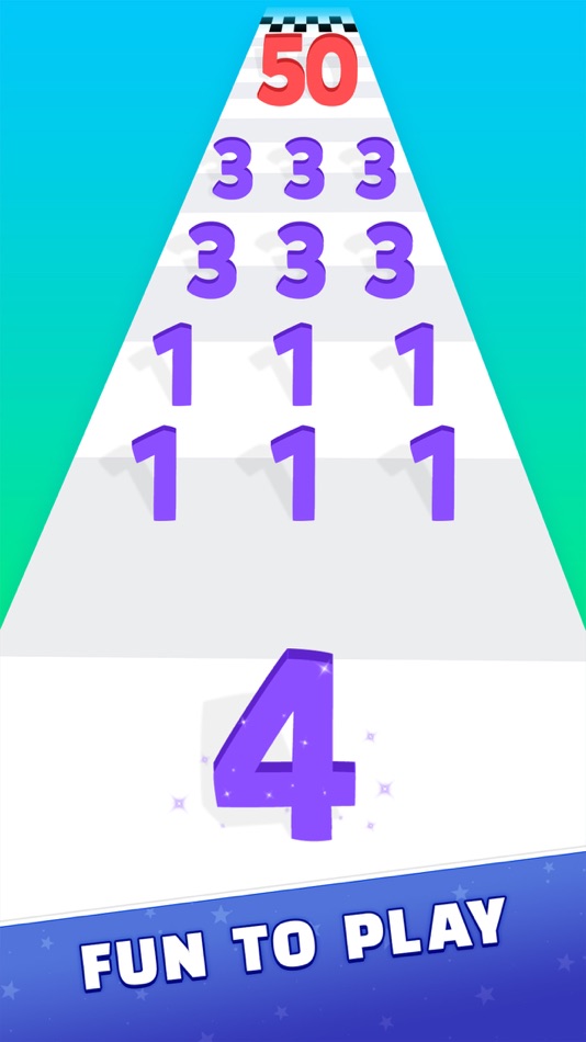 #3. Merge Master Number Run (iOS) Podle: Seher Anwar