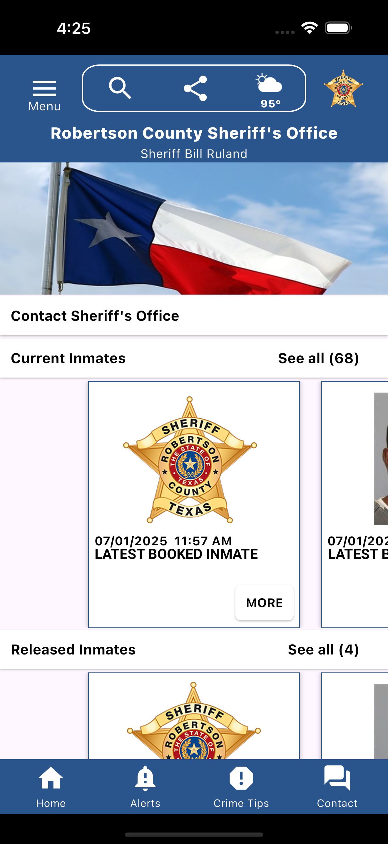 Robertson County Sheriff Texas
