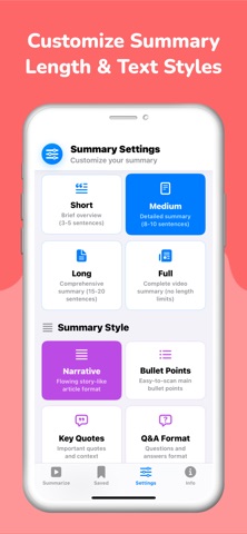 Video Summarizer - Videotext screenshot
