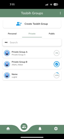 Tasbih Global Group Counter iPhone screenshot