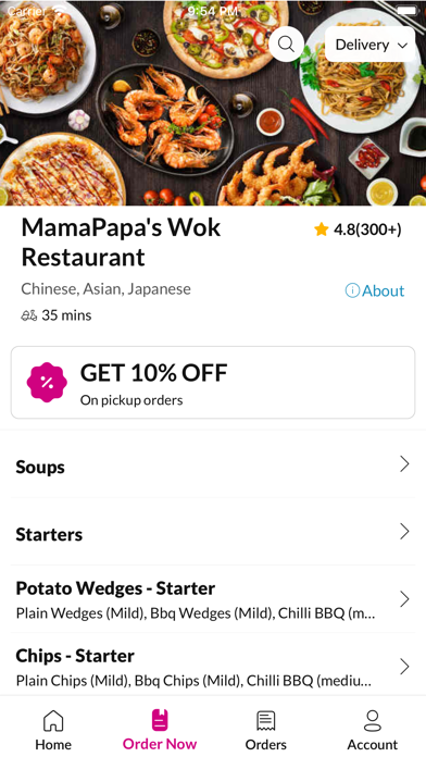 MamaPapa's Wok Restaurant Screenshot