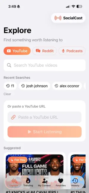 SocialCast! screenshot 2