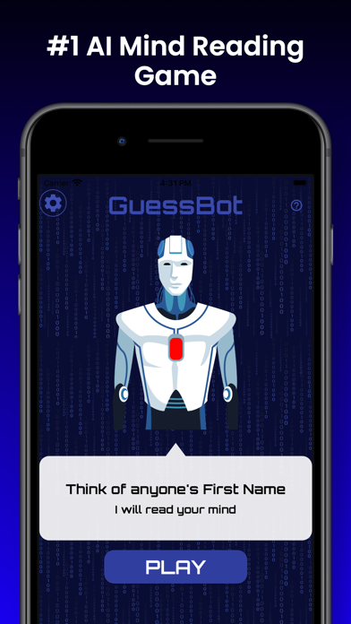 GuessBot: AI Mind Reader Screenshot