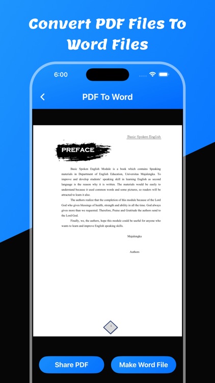 PDF To Word: PDF Editor