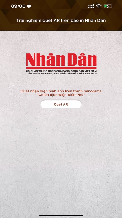 Báo Nhân Dân – Quét AR