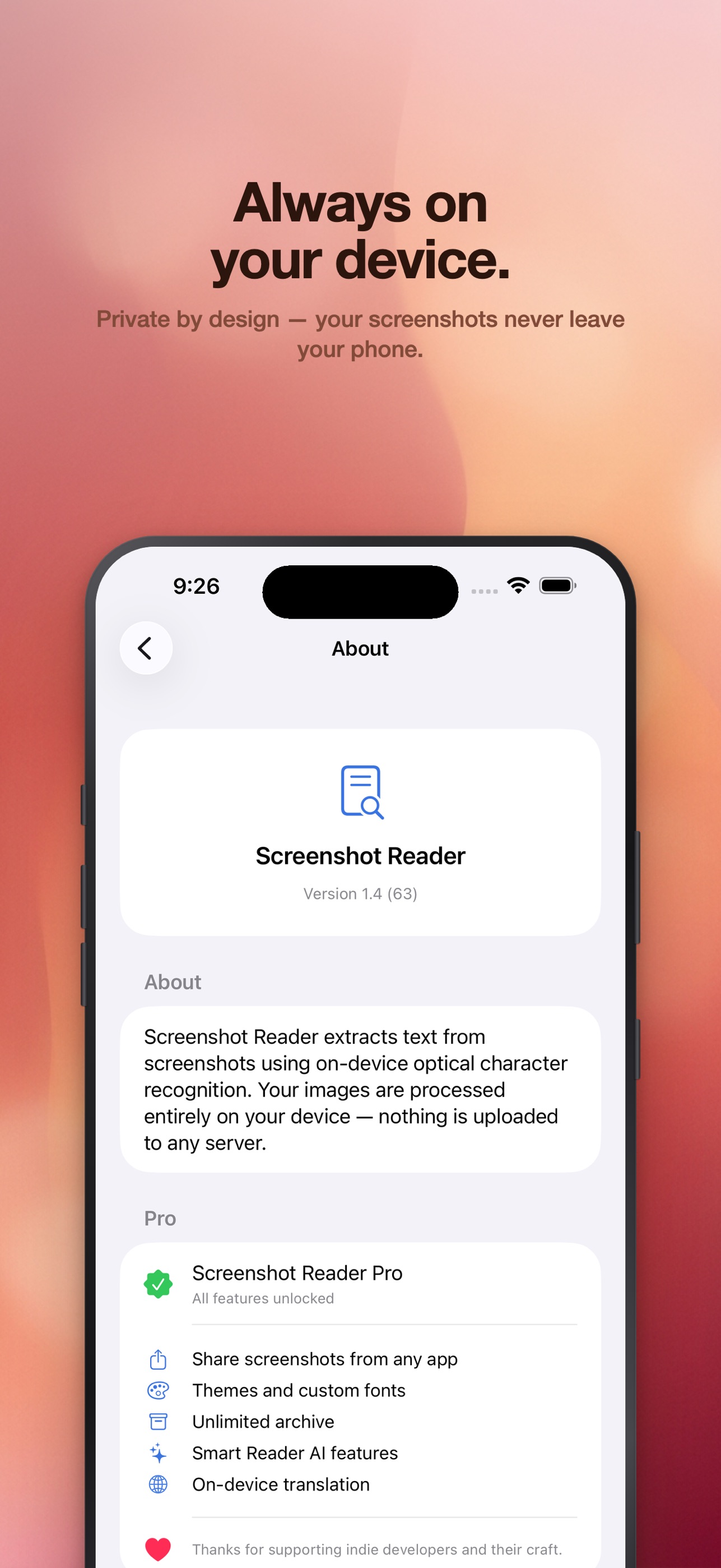 Screenshot 6 of Screenshot Reader