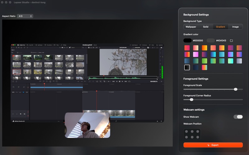 Lapser Studio screenshot
