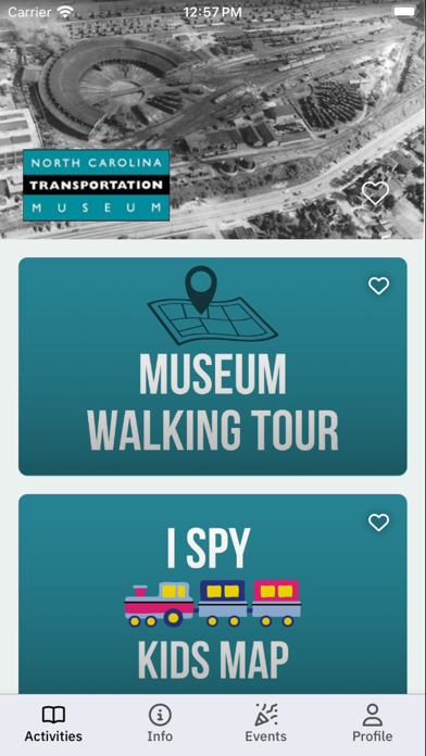 NC Transportation Museum App Screenshot