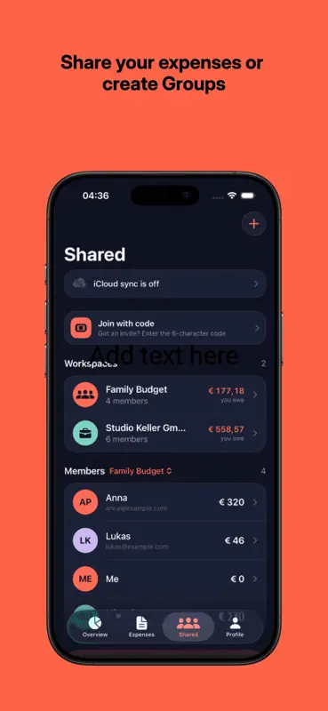 ExpenseSyncPro screenshot 1 of 3