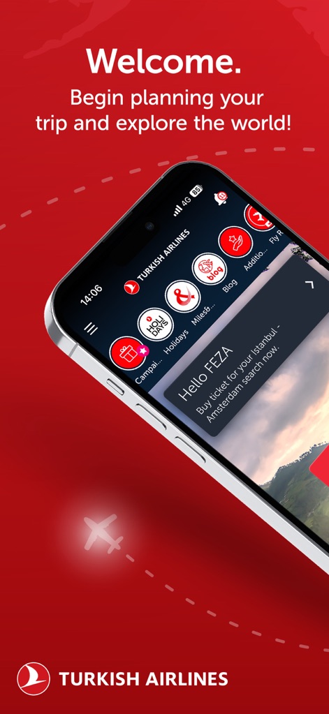 Turkish Airlines: Book Flights - 世界を巡る旅へ