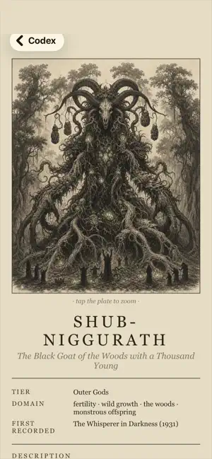 Lovecraft Mythos Codex screenshot 4