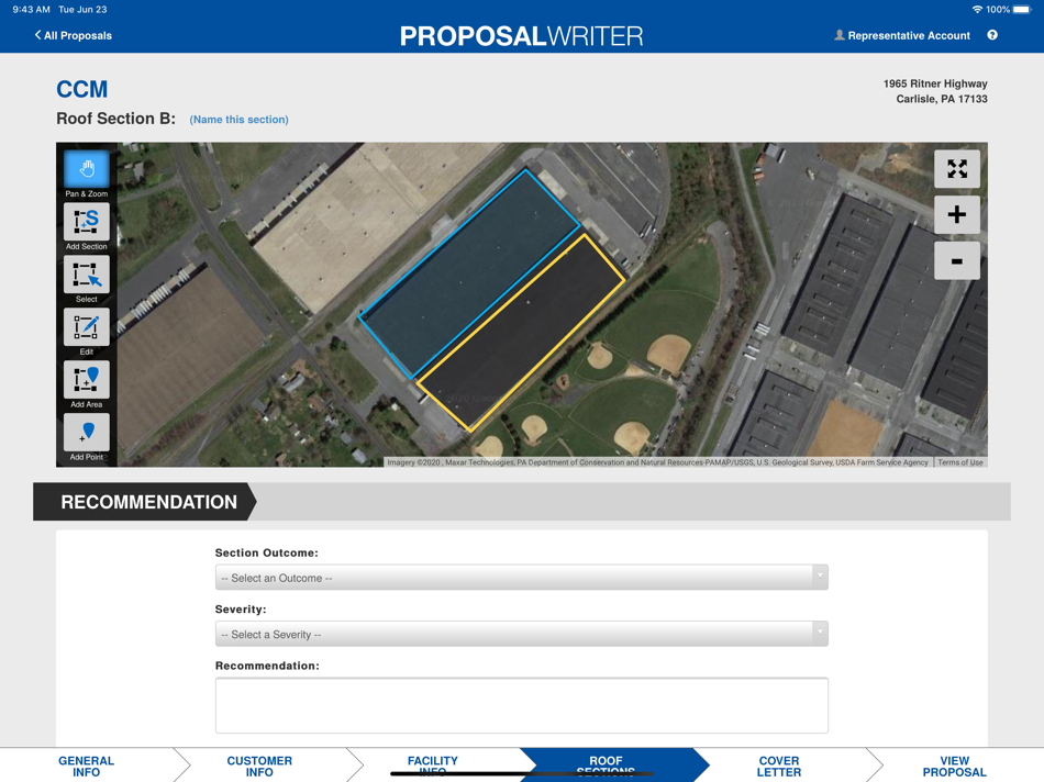 #3. Proposal Writer 4 (iOS) Podle: Carlisle Construction Materials Incorporated