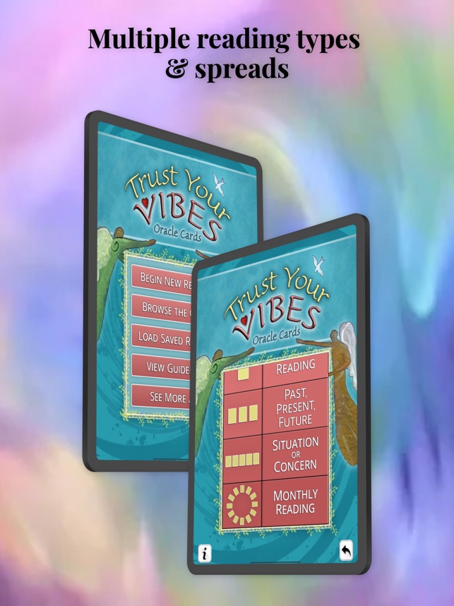 Trust Your Vibes Oracle Cards on the App Store