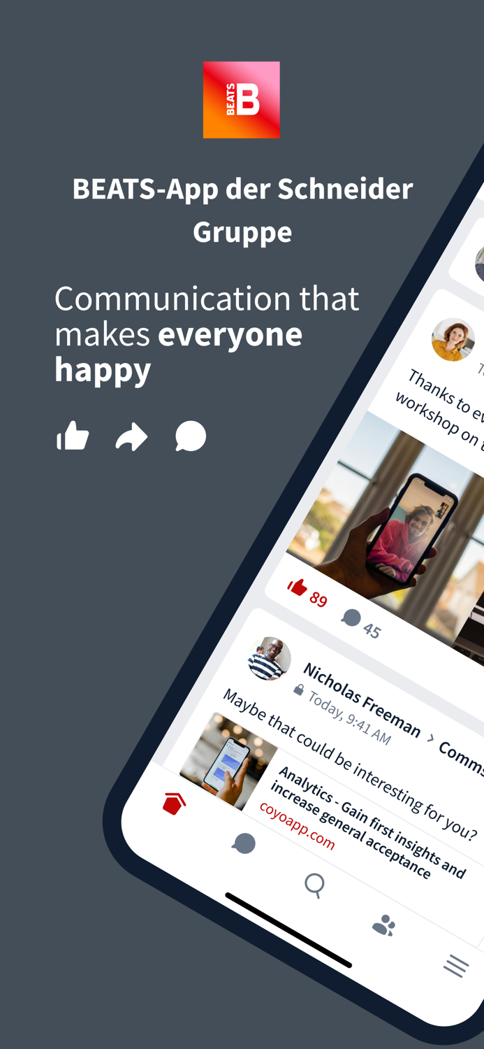BEATS-App der Schneider Gruppe