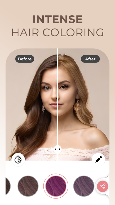 Hair Color Changer: Hair Dye . Screenshot