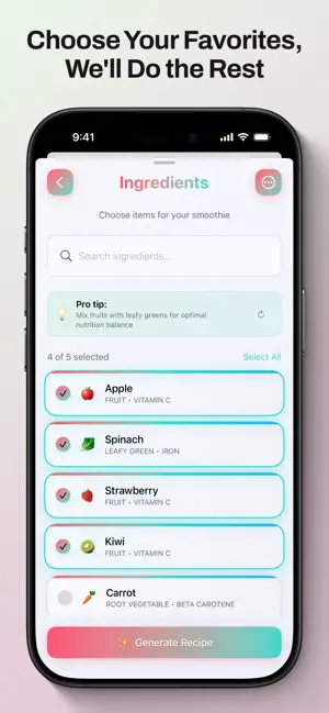Smoothly - AI Smoothie Maker screenshot 2