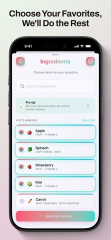 Smoothly - AI Smoothie Maker screenshot