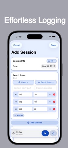 RepNote- Gym Log screenshot