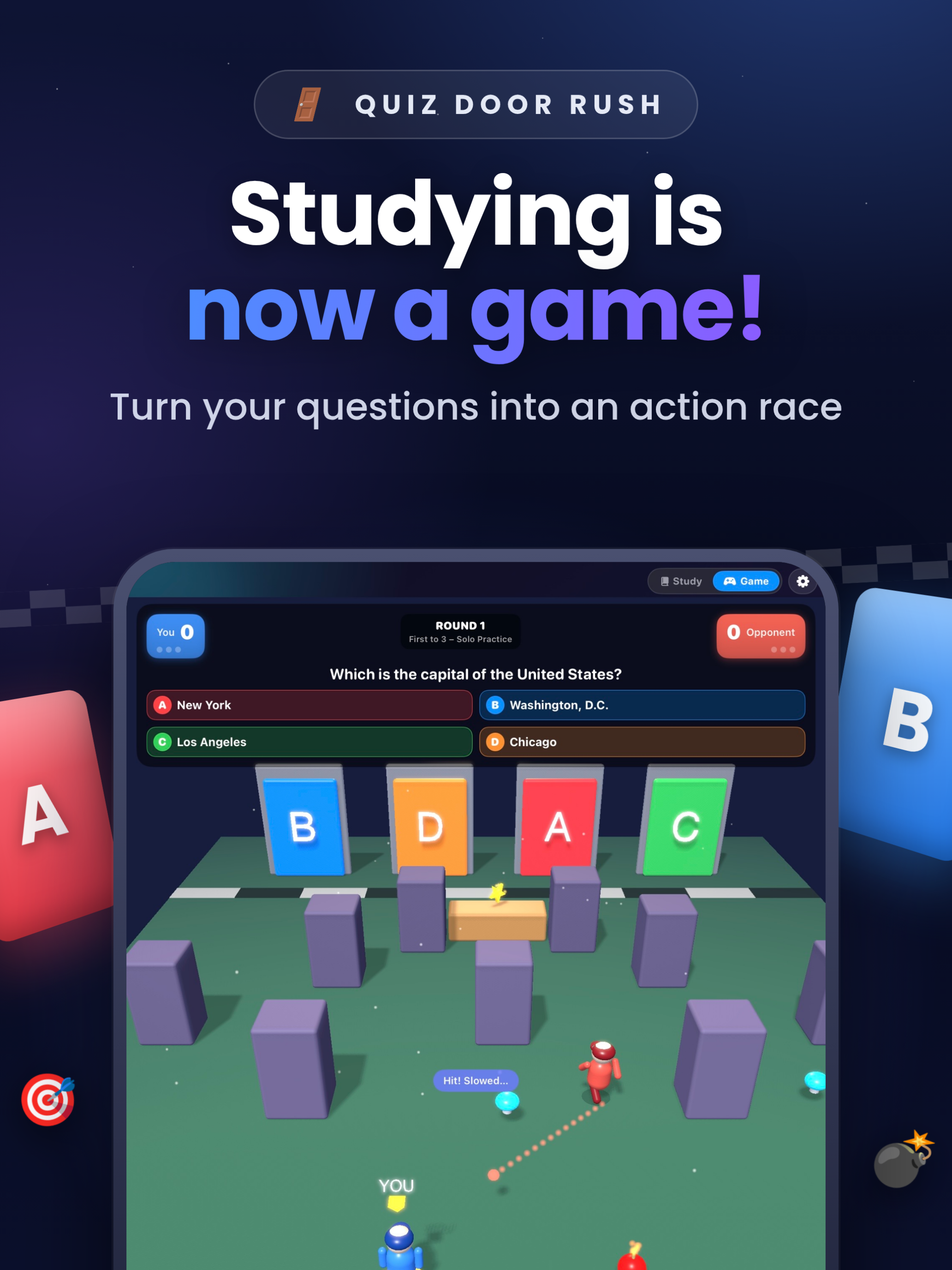 QuizDoorRush Gamify Your Study screenshot 7