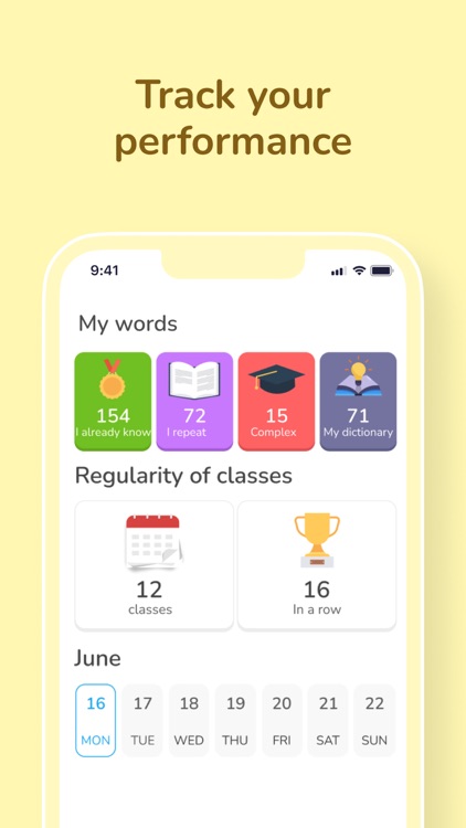 Spanish Minute learning app