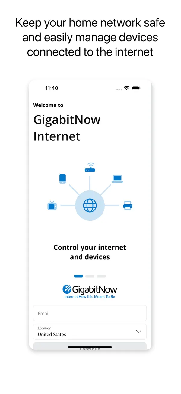 Screenshot #1 pour GigabitNow