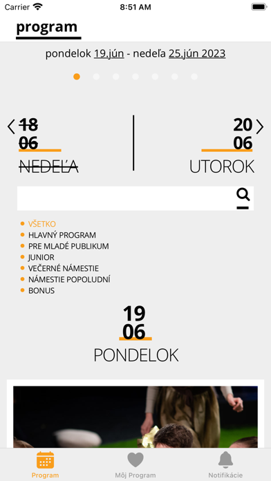 Dotyky a spojenia Screenshot