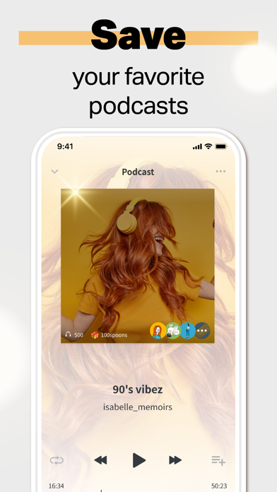 Spoon: Live Audio & Podcasts Screenshot