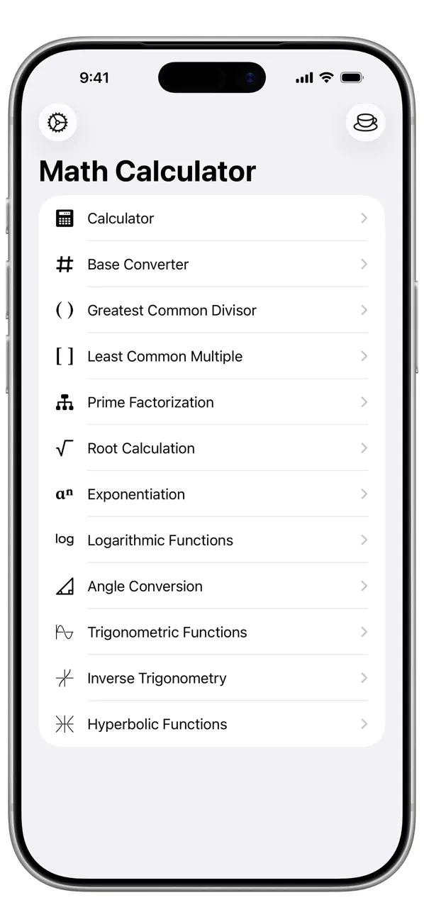 Screenshot #1 pour Math Calculator - 12-in-1
