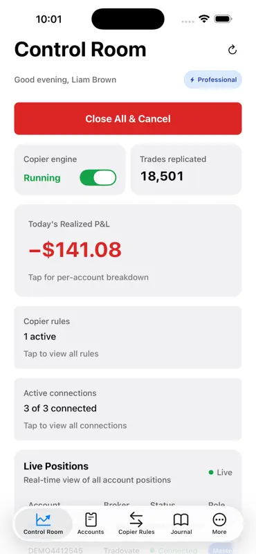 SyncFutures screenshot 1 of 5