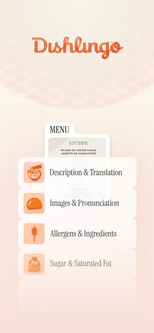 Dishlingo: Food Menu Decoder screenshot 1